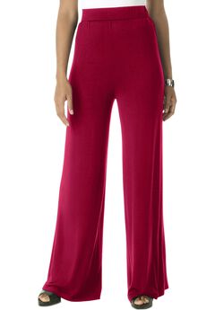 Everyday Stretch Knit Wide Leg Pant