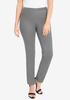 Stretch Denim Straight-Leg Jegging