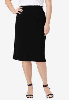 Tummy Control Bi-Stretch Pencil Skirt