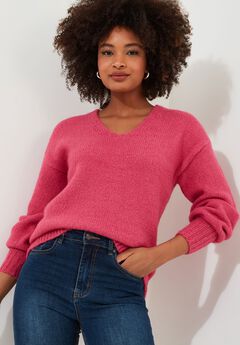 Cozy V-Neck Pullover Sweater