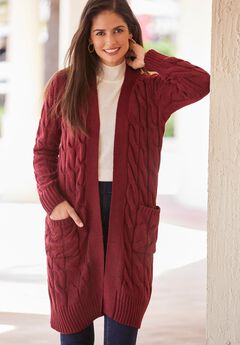 Cable Duster Sweater