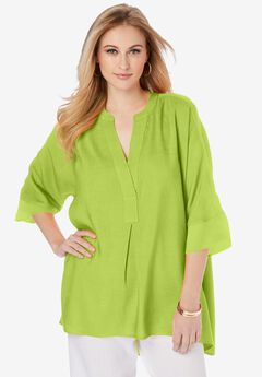 Hi-Low Linen Tunic