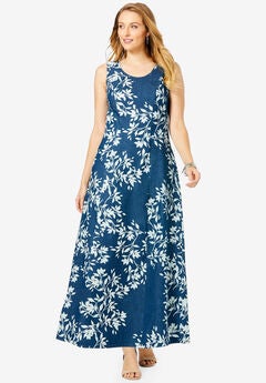 Denim Maxi Dress