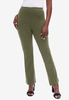 Everyday Stretch Cotton Straight Leg