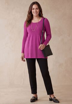 Plus Size Fit And Flare Tops