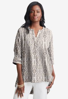 Hi-Low Linen Tunic