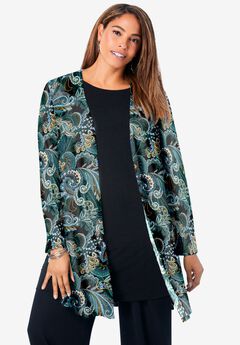 Everyday Stretch Knit Open Front Cardigan