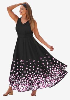 Georgette Flyaway Maxi Dress