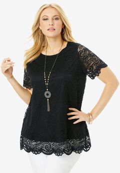 Stretch Lace Tunic