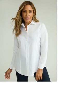 Wrinkle-Free Stretch Poplin Shirt
