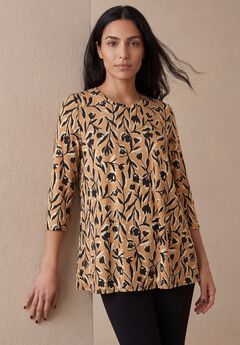 Stretch Knit Swing Tunic