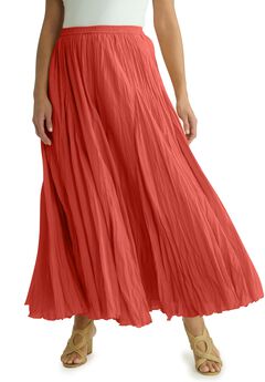 Flowing Crinkled Maxi Skirt