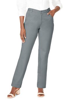 Classic Cotton Denim Straight-Leg Jean