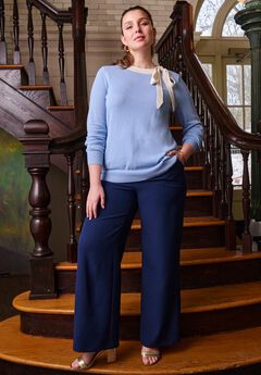 Plus Size Short Sleeve Sweater