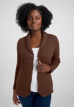Cable Blazer Sweater