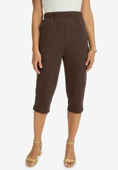 Soft Ease Cotton Knit Capri