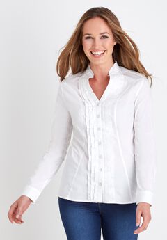 White Long Sleeve Tops