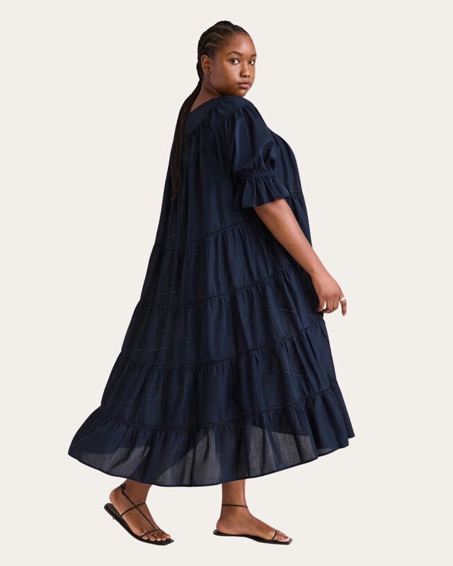 Paradis Dress, Navy / Navy, alternate image number null