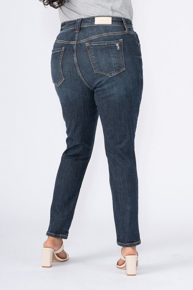 High Rise Ankle Skinny - Carter, CARTER / Dark Wash, alternate image number 3