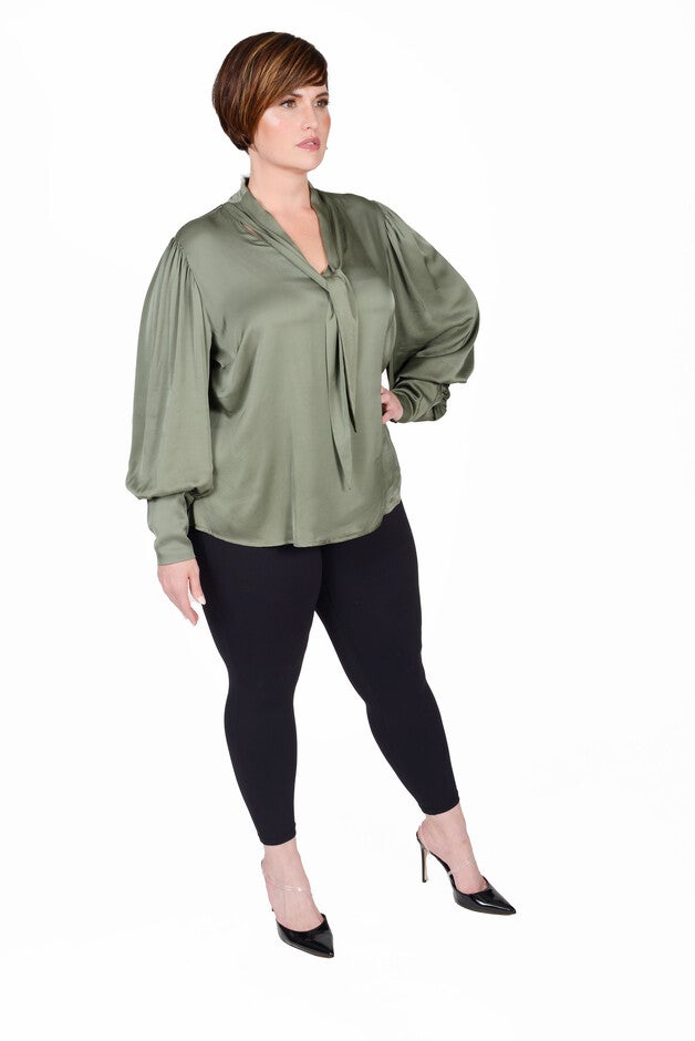 Mia Scarf Neck Blouse, , alternate image number 8