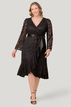 Cosmopolitan Sequin Lace Cocktail Dress
