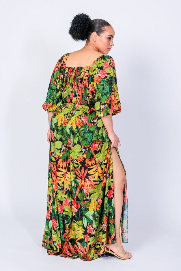 Teena Puff Sleeve Crop Top, , alternate image number 5