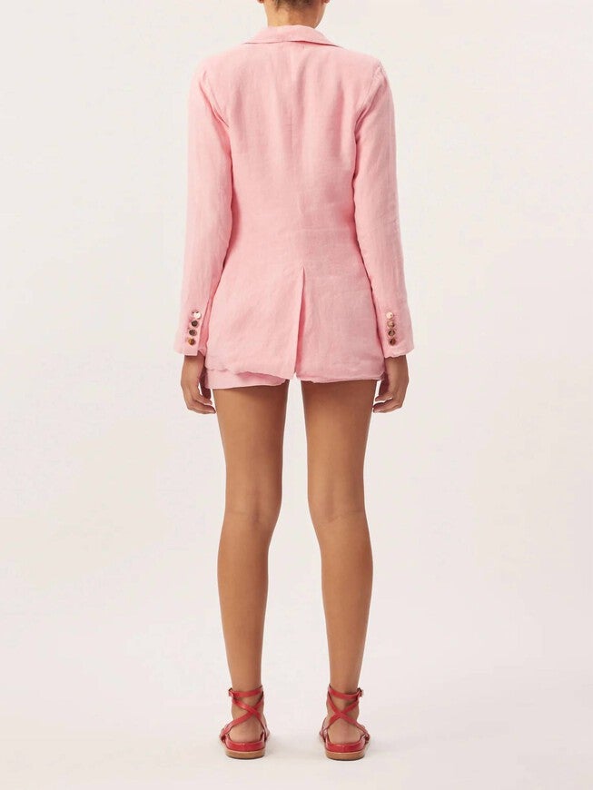 DL1961 LINEN BLAZER IN FLAMINGO, , alternate image number null