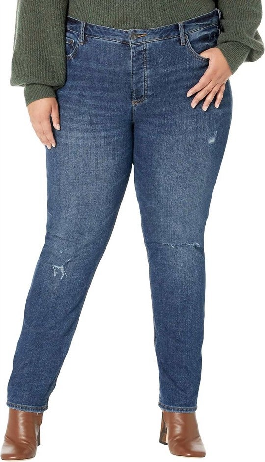 SLOUCHY BOYFRIEND JEANS, Blue / Azure Blue, hi-res image number null