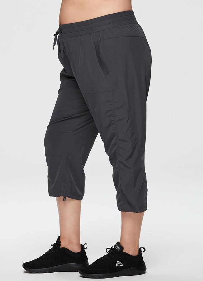 Plus Lumen Lightweight Capri Pant, Charcoal / Charcoal Grey, alternate image number 4