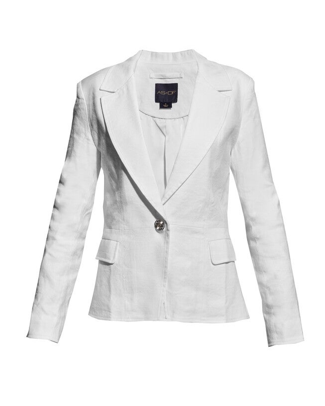 Mimi Blazer, White / White, alternate image number 1