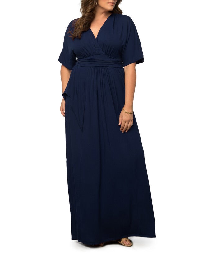 Indie Flair Maxi Dress, NOUVEAU NAVY / Navy, alternate image number 4