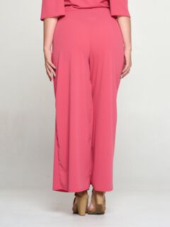 RACHEL WIDE LEG POCKET PANTS, Tropical Pink / Pink, alternate image number 2