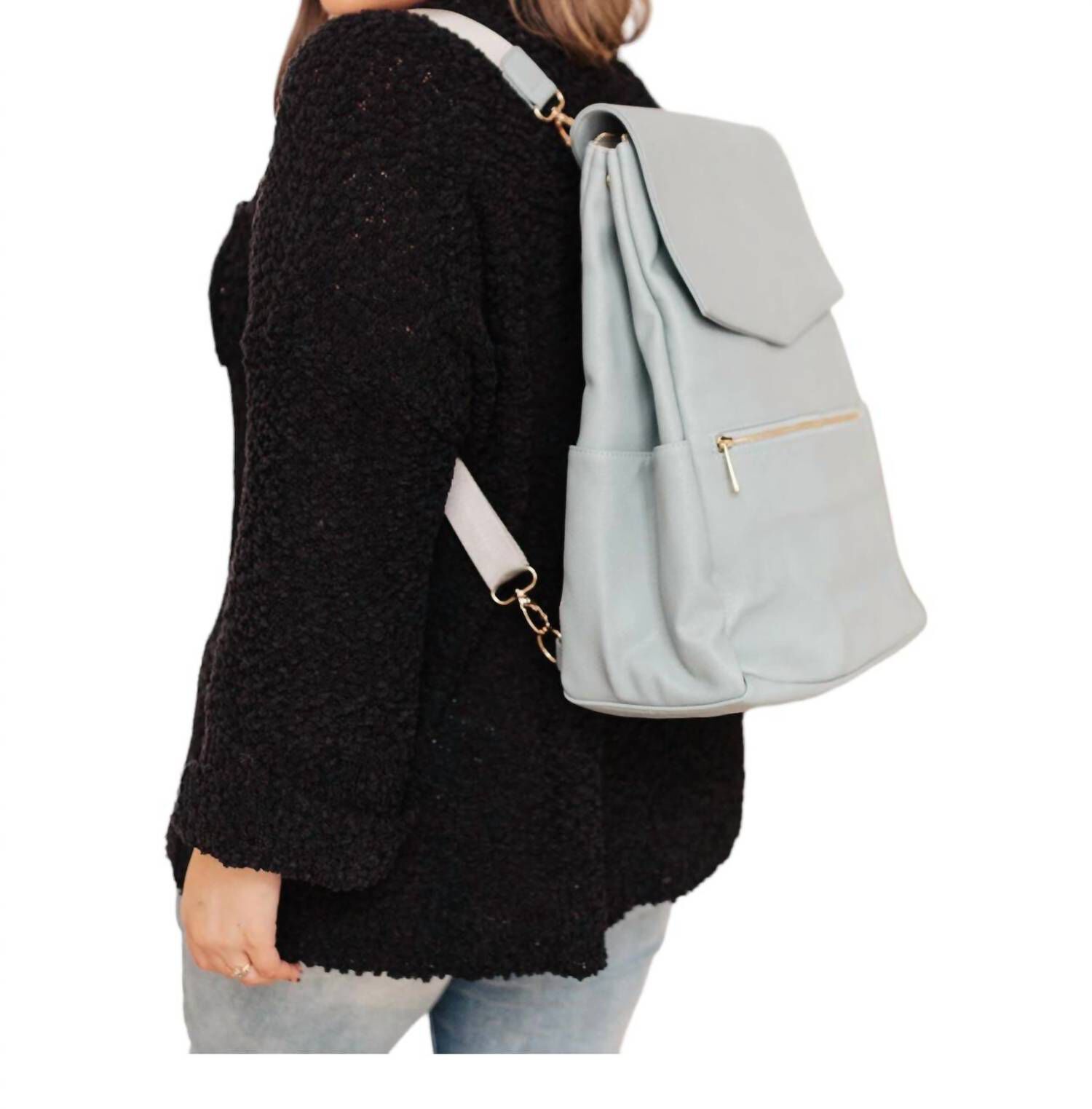 Hot Mom Baby Bag, Blue / Azure Blue, alternate image number 2