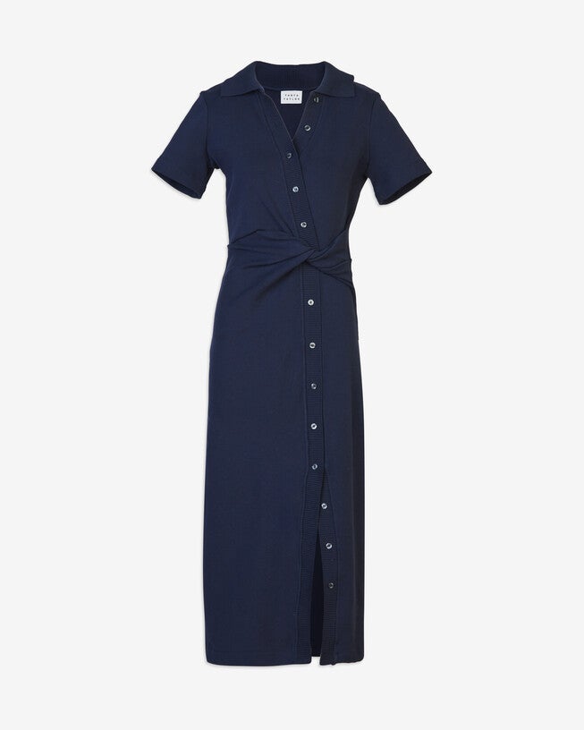 Short Sleeve Ellicot Dress, Maritime Blue / Navy, alternate image number null