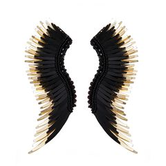 Madeine Earring Black Gold