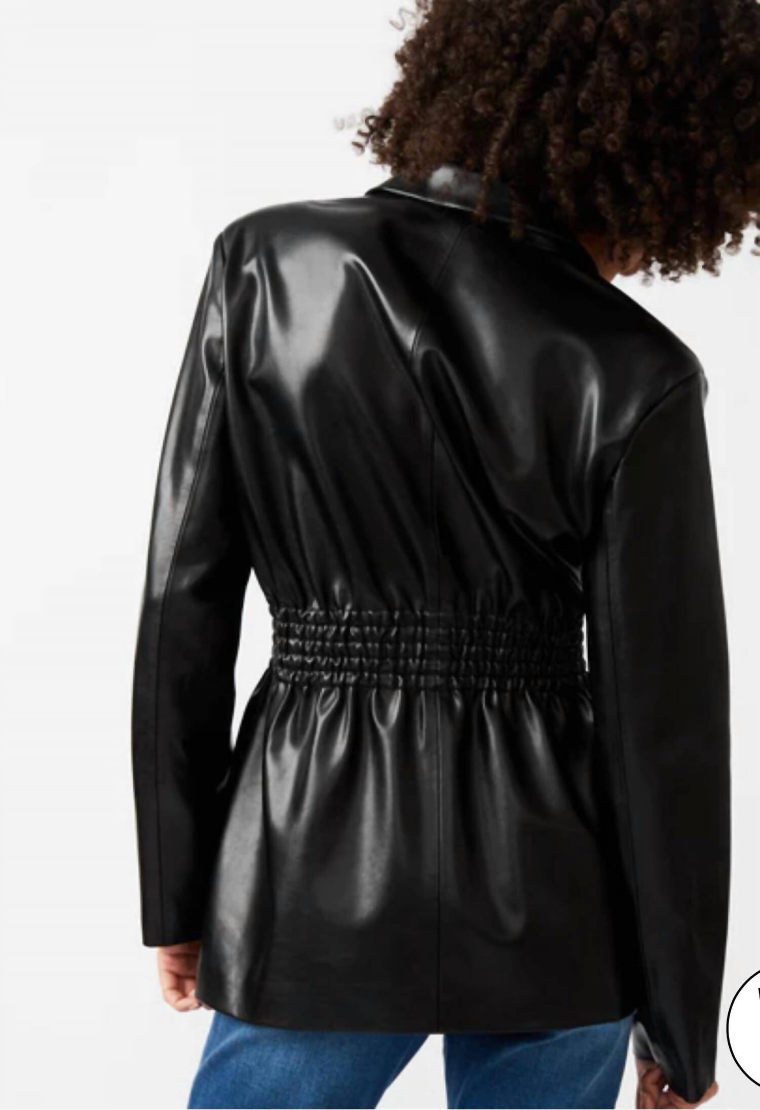 FRIDA JACKET IN BLACK, Black / Black, alternate image number 2