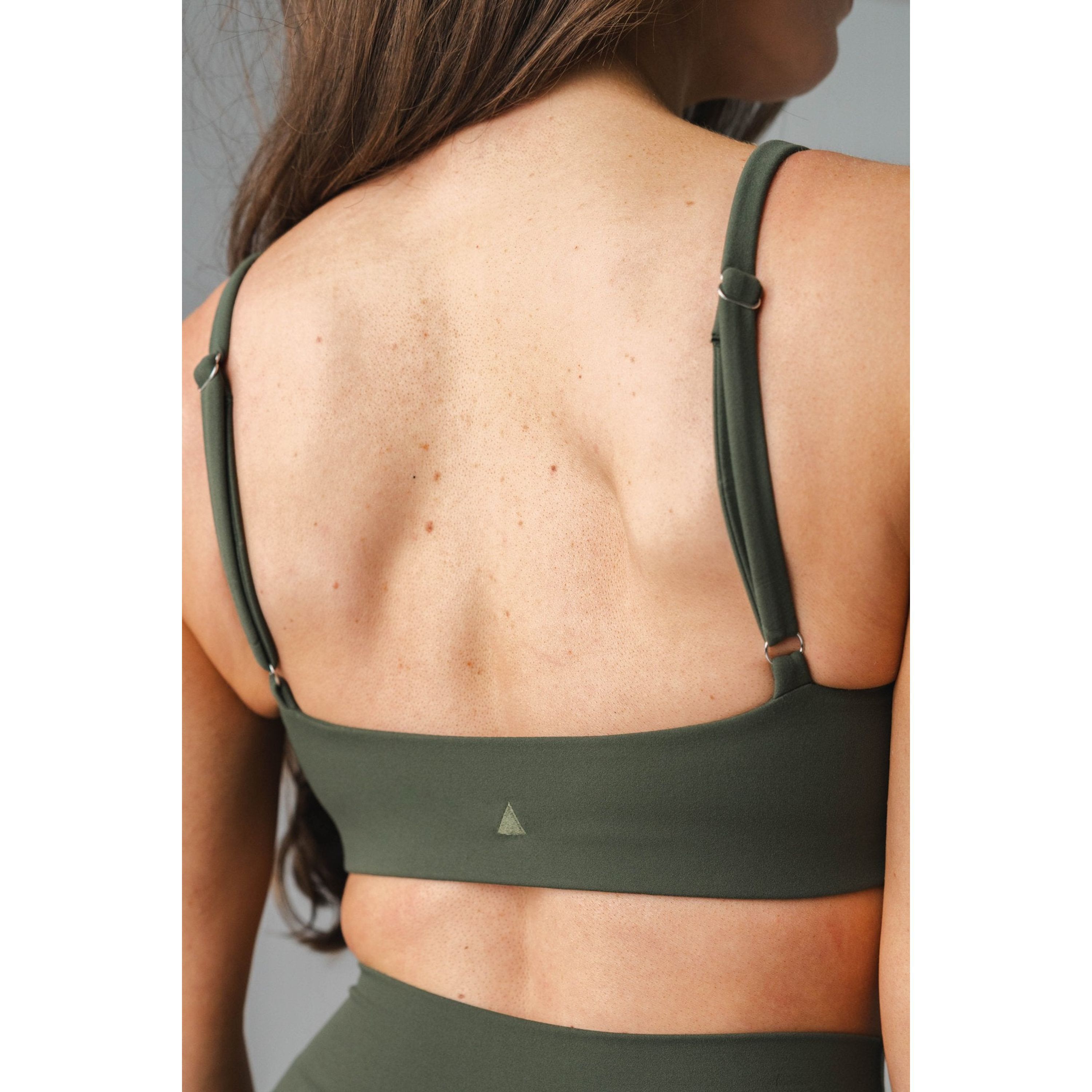 Cloud II Scoop Bra, Olive / Olive Green, alternate image number 4