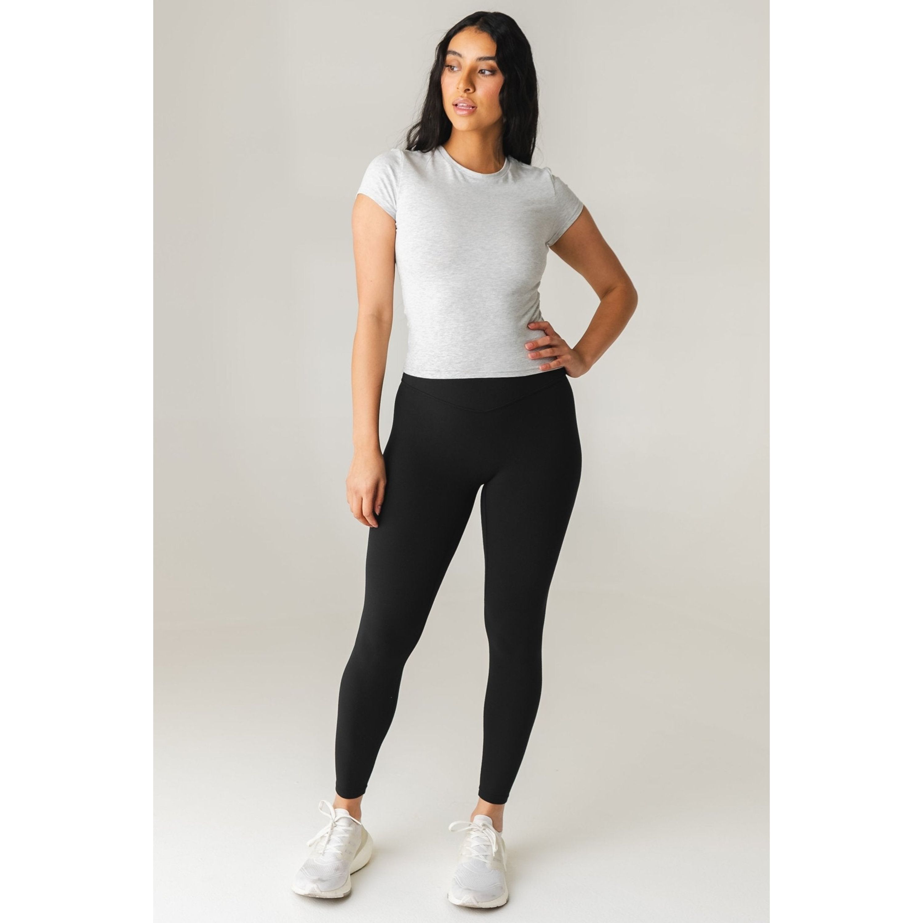 Basis Full Tee, Heather Grey / Cool Gray, alternate image number 6