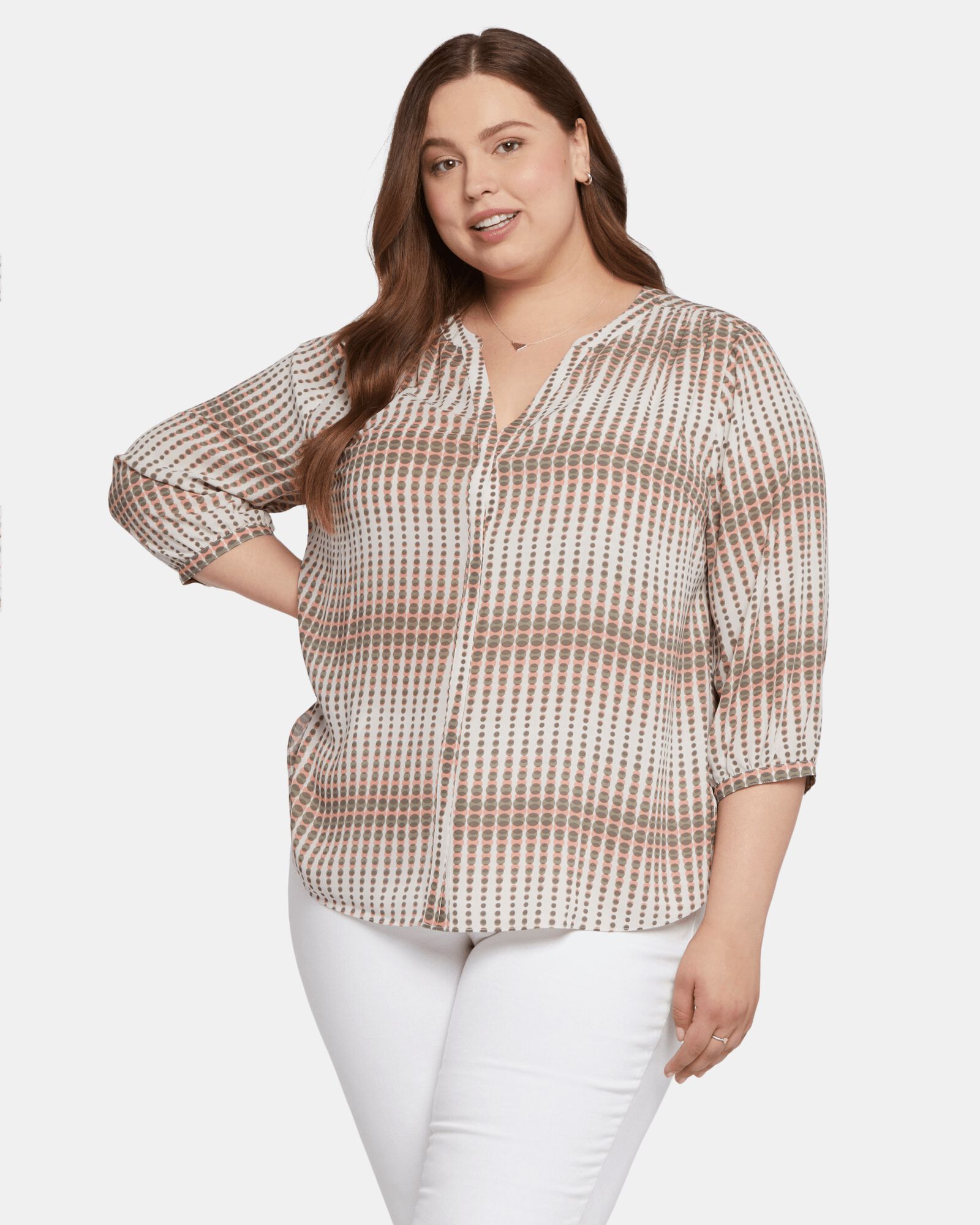 Pintuck Blouse, Desert Oracle / Mauve, alternate image number 1