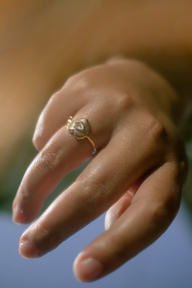 The Self Love Club Ring | Gold, Gold / Gold, alternate image number 4