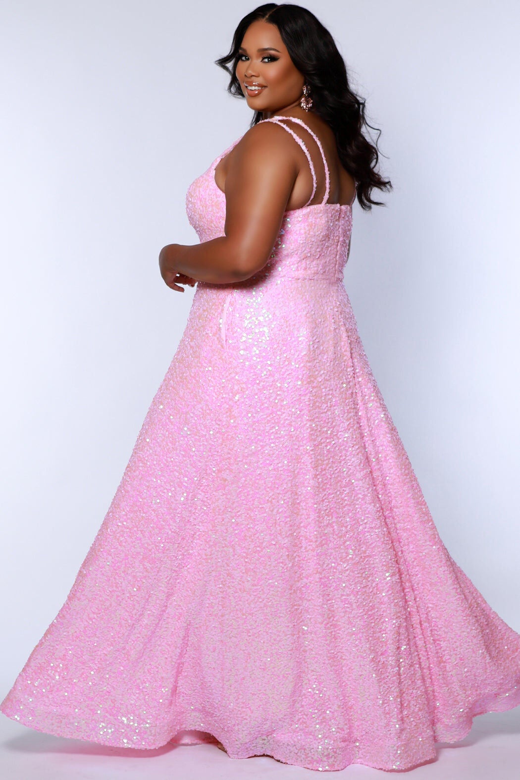 SPRING INTO ACTION FORMAL GOWN, Baby Pink / Pink, alternate image number 1