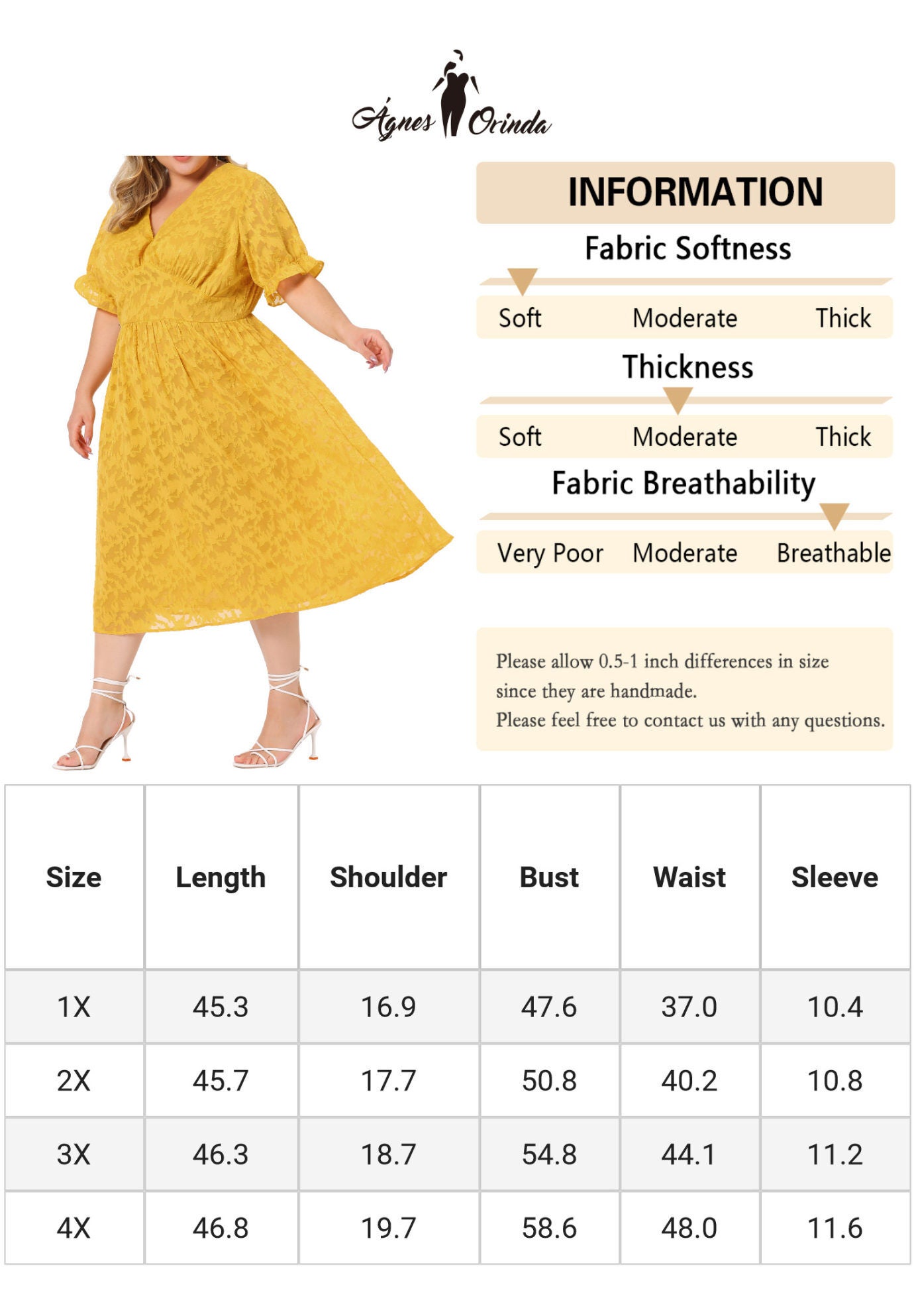 LACE FLORAL RUFFLE SHORT SLEEVE V NECK MIDI DRESS, Yellow / Yellow, alternate image number 1