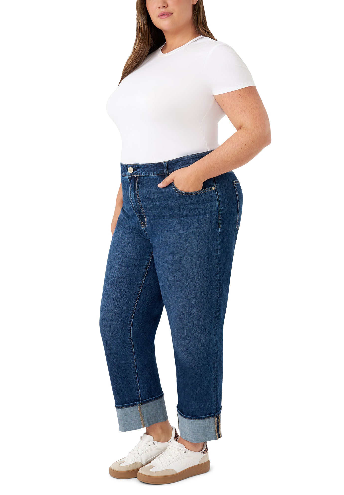 Vintage Straight Cuff Jean, Canyon / Dark Wash, alternate image number 1