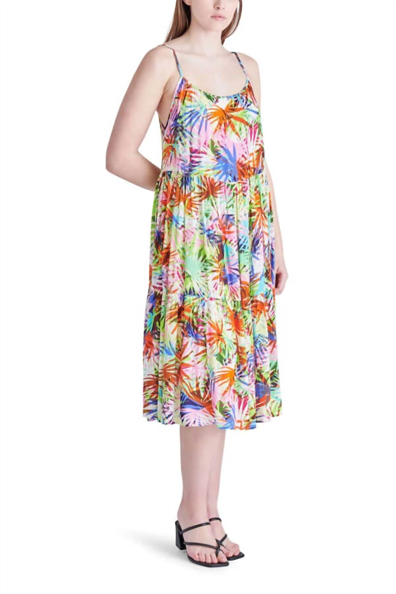 JOANN DRESS IN GOLDEN PALM, Golden Palm / Gold, alternate image number 1