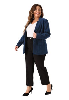 BUTTON LONG SLEEVE BUSINESS SUIT BLAZER