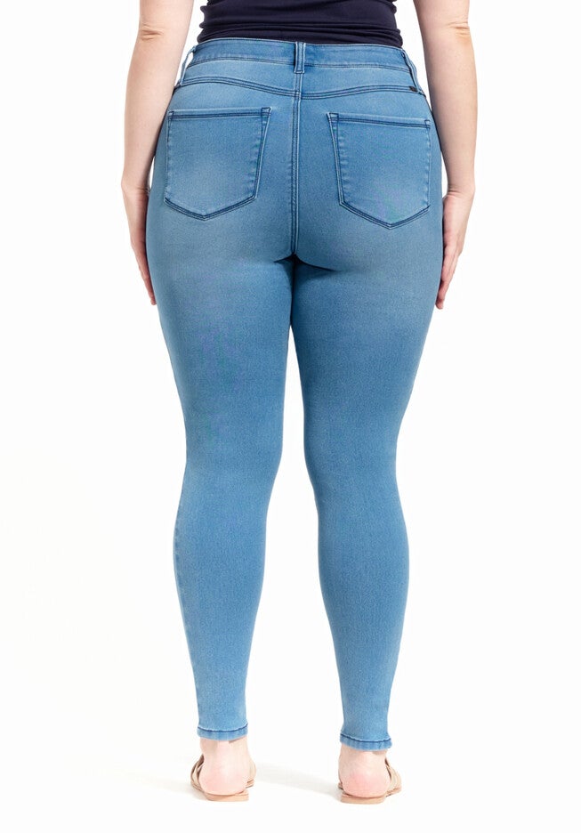BUTTER 30 inches HIGH RISE ANKLE SKINNY, TORI / Medium Wash, alternate image number 1