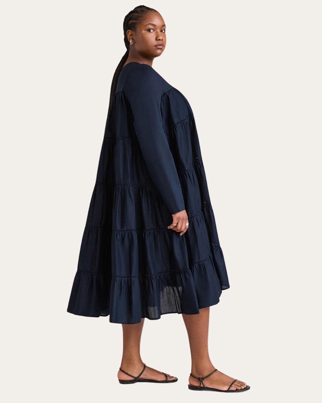 Essaouira Dress, Navy / Navy, alternate image number 2