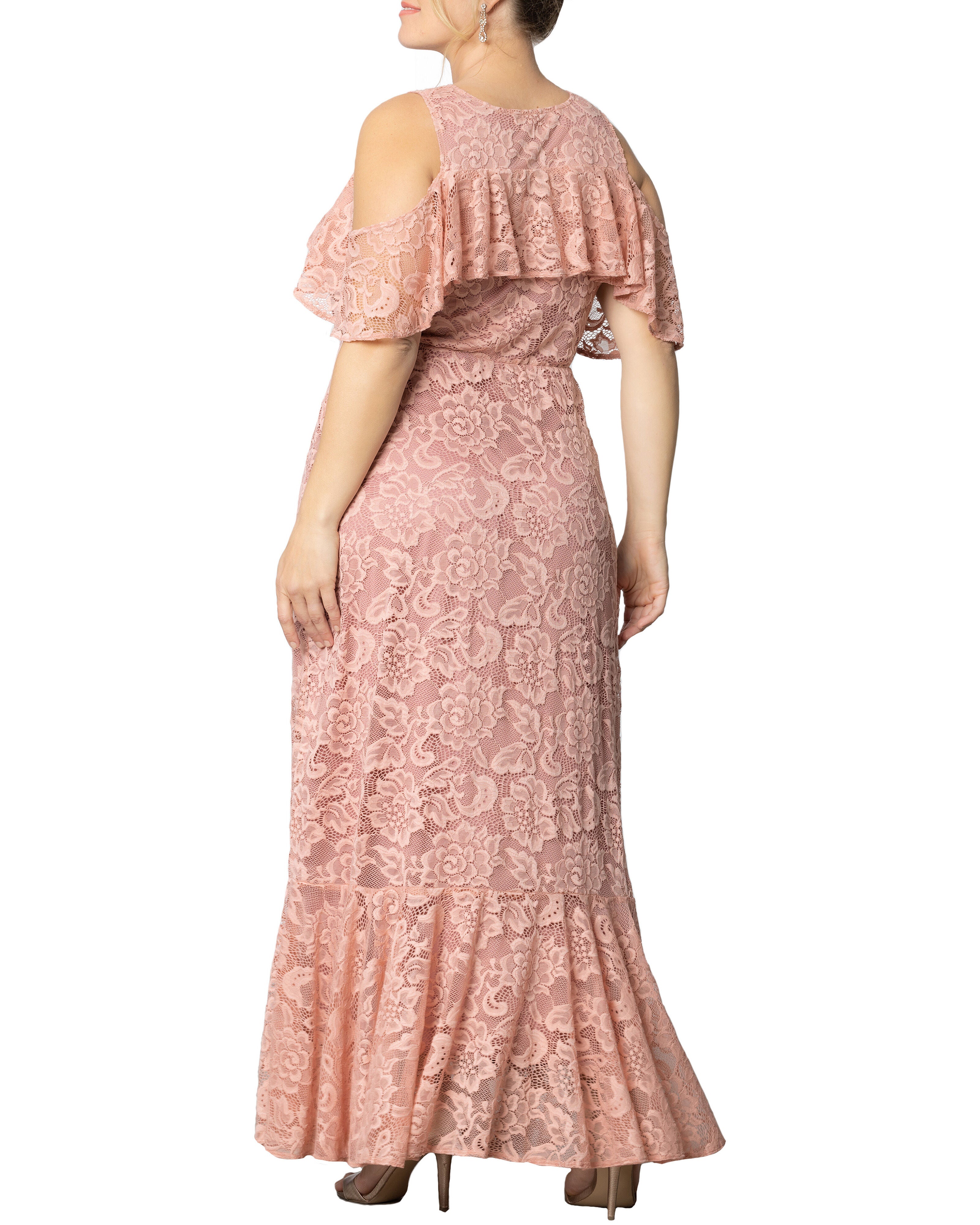 Riviera Lace Evening Gown, , alternate image number 6