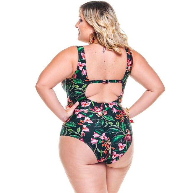 Classic Swimsuit In Cherry Tree Print, , alternate image number 3