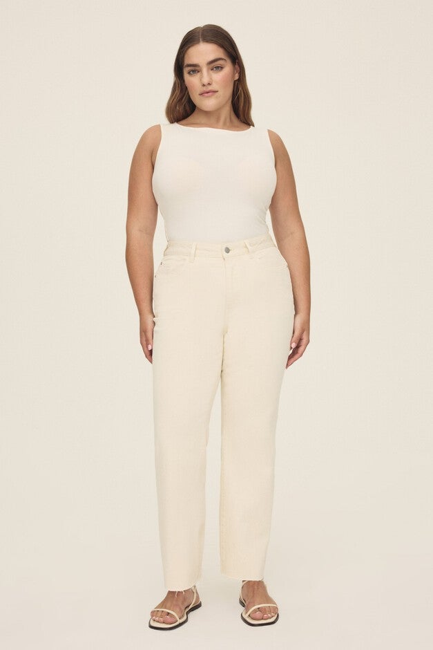 ASE PLUS - STRAIGHT JEANS | ECRU, ECRU / Light Wash, hi-res image number null